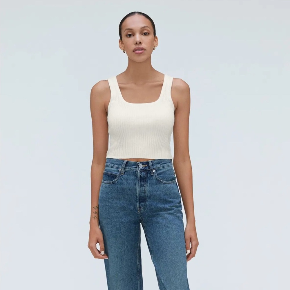 Everlane The Cotton-Merino Cami